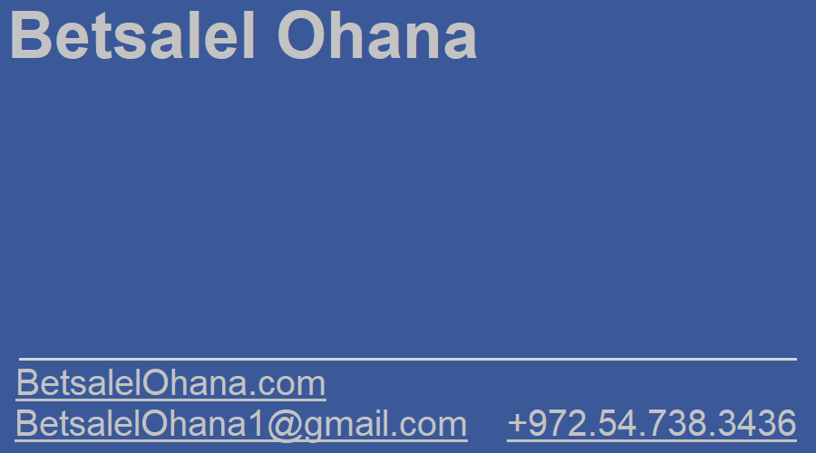 BetsalelOhana.com